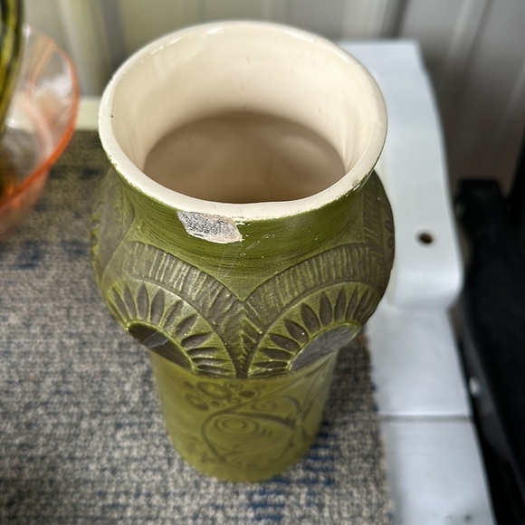 VINTAGE mccoy pottery vase butterfly - Picture 5 of 8